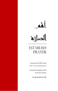 Establish Prayer
